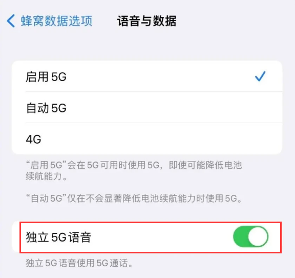 象山苹果14维修分享iPhone 14 Pro如何开启VoNR 